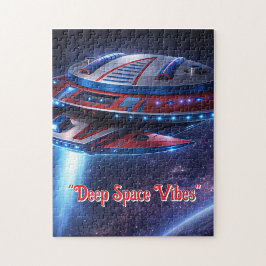 Rompecabezas de Nave Espacial Futurista Vibracione