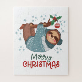 Rompecabezas de Navidad de Perezoso Perezoso