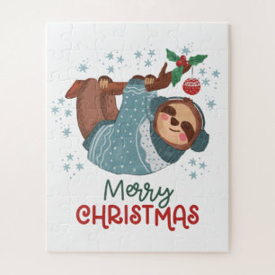Rompecabezas de Navidad de Perezoso Perezoso