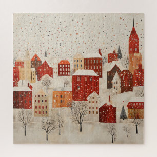 ROMPECABEzas DE NAVIDAD DEL PUEBLO INVERNAL ART