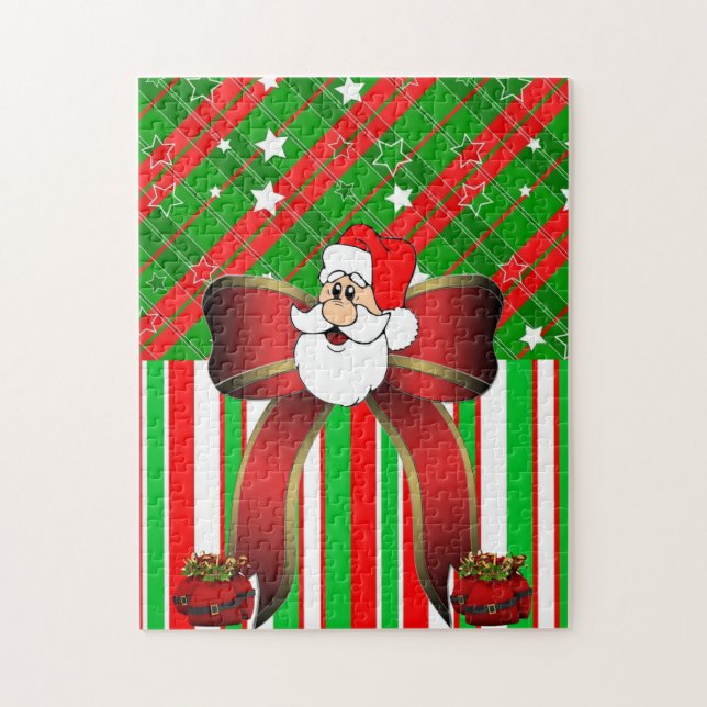 Rompecabezas de Navidad Santa (Vertical)
