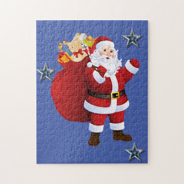 Rompecabezas de Navidad Santa (Vertical)