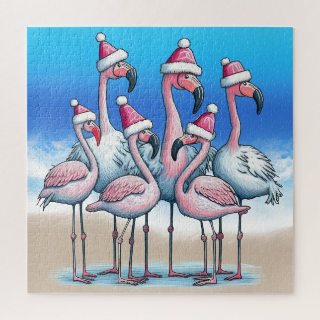 Rompecabezas de Navidades tropicales (Vertical)