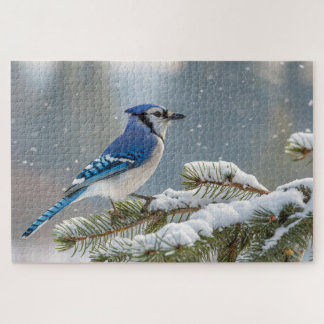 Rompecabezas de nieve de Jay Azul - Arte de natura