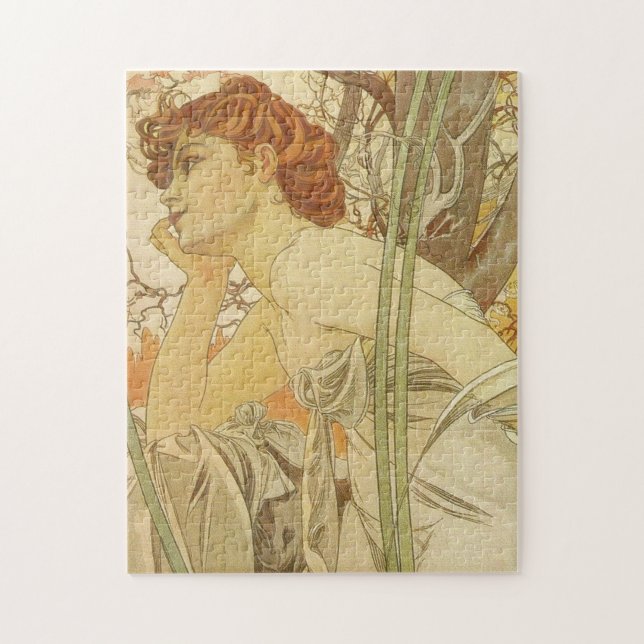 Rompecabezas de Nouveau del arte (Vertical)