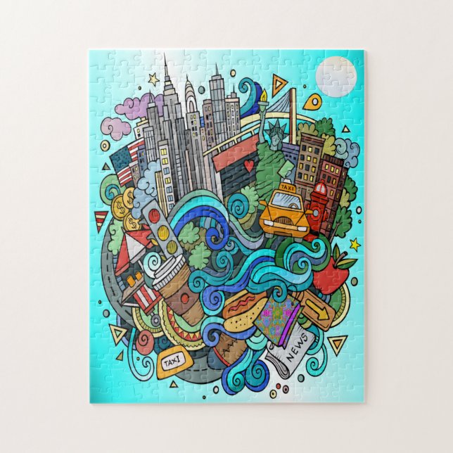 Rompecabezas de Nueva York (Vertical)