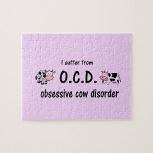 Rompecabezas de OCD Cow Jigsaw