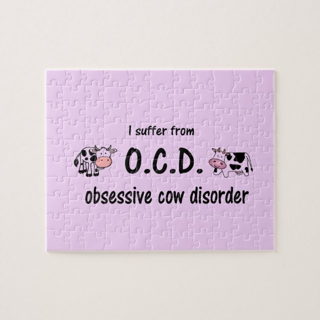 Rompecabezas de OCD Cow Jigsaw (Horizontal)