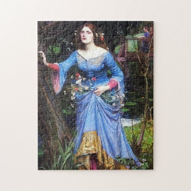 Rompecabezas de Ofelia del Waterhouse (Vertical)