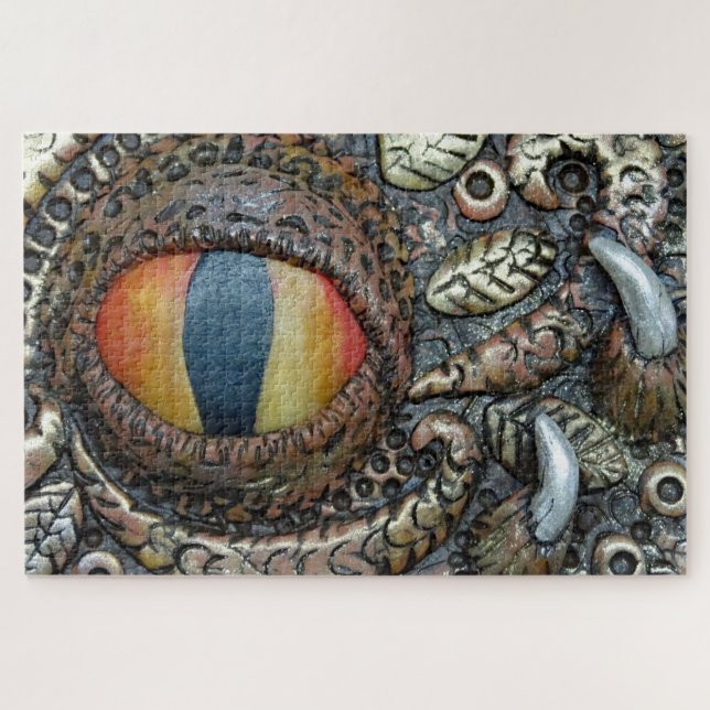 rompecabezas de ojos de dragón (Horizontal)