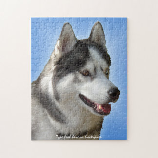 Rompecabezas de ojos Husky Rompecabezas de Perro P