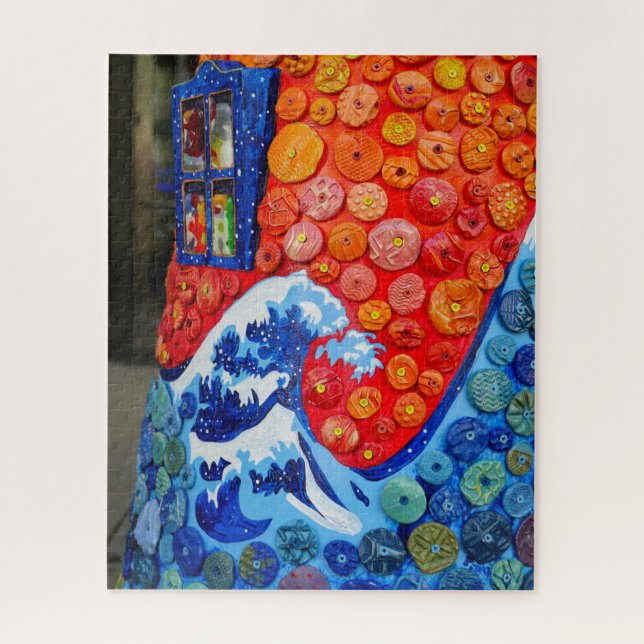 Rompecabezas de onda gigante (Vertical)