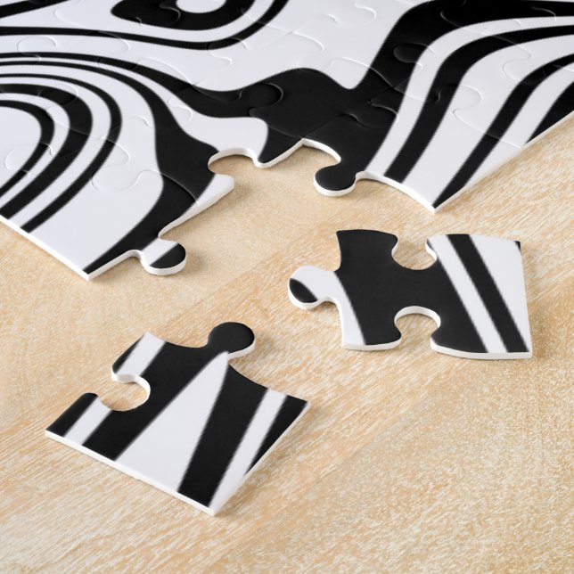 Rompecabezas de ondas abstractas - Colores Persona (Lado)