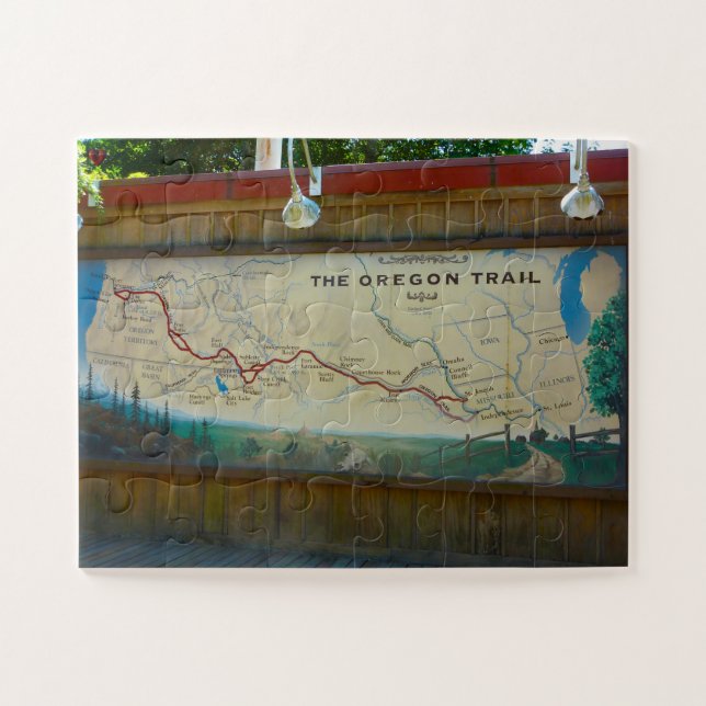 Rompecabezas de Oregon Trail Jigsaw (Horizontal)