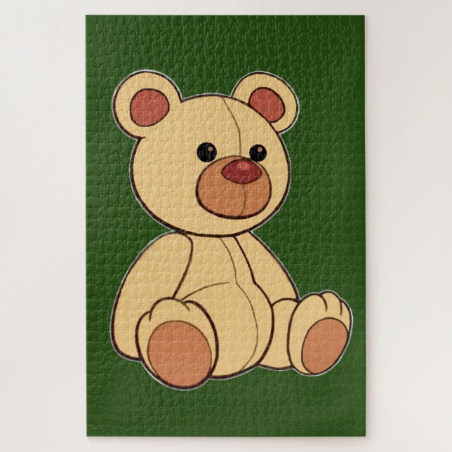 Rompecabezas de osito de peluche (Vertical)