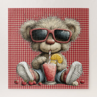 Rompecabezas de oso de verano