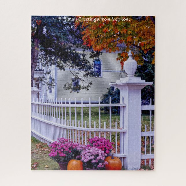 Rompecabezas de otoño en Vermont (Vertical)