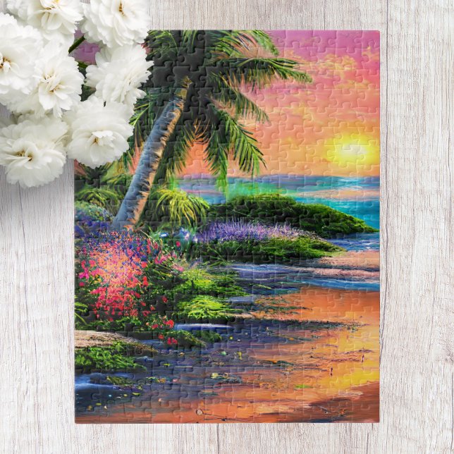 Rompecabezas de paisaje de playa tropical (Subido por el creador)