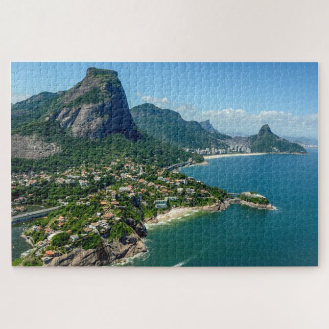 Rompecabezas de paisaje escénico de Río Brasil (Horizontal)