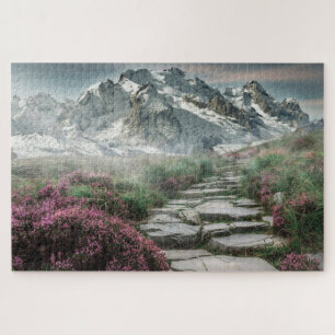 Rompecabezas de paisaje montañoso escénico