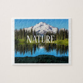 Rompecabezas de paisaje natural | Montaña, árboles