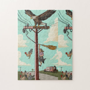 Rompecabezas de paisaje surrealista