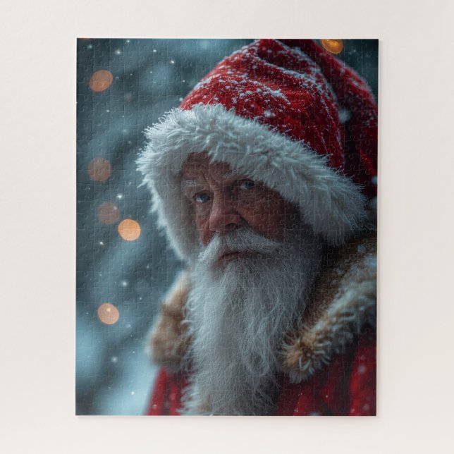 Rompecabezas de Papá Noel - Rompecabezas de vacaci (Vertical)