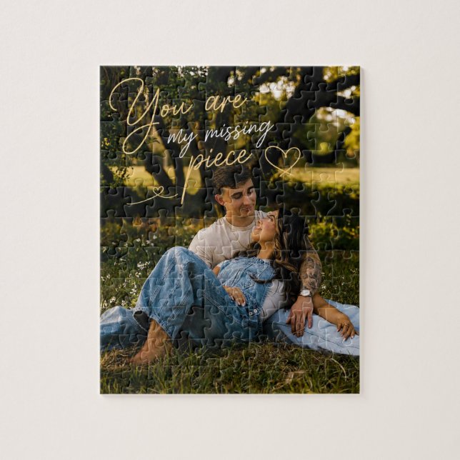 Rompecabezas de Pareja Personalizado – Eres Mi Pie (Vertical)