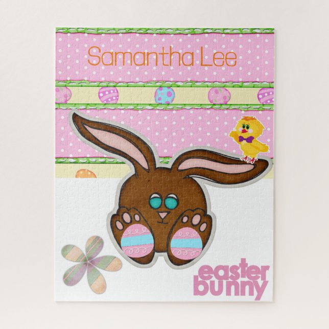 Rompecabezas de Pascua Chick Amarillo (Vertical)