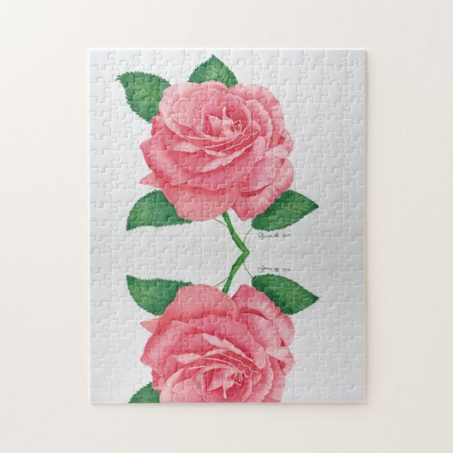 Rompecabezas de pasión rosa (Vertical)