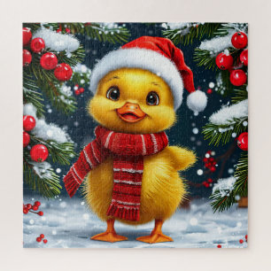 Rompecabezas de Pato de Navidad para Niños y Diver