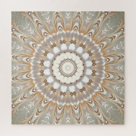 Rompecabezas de patrón de mandala floral ornamenta
