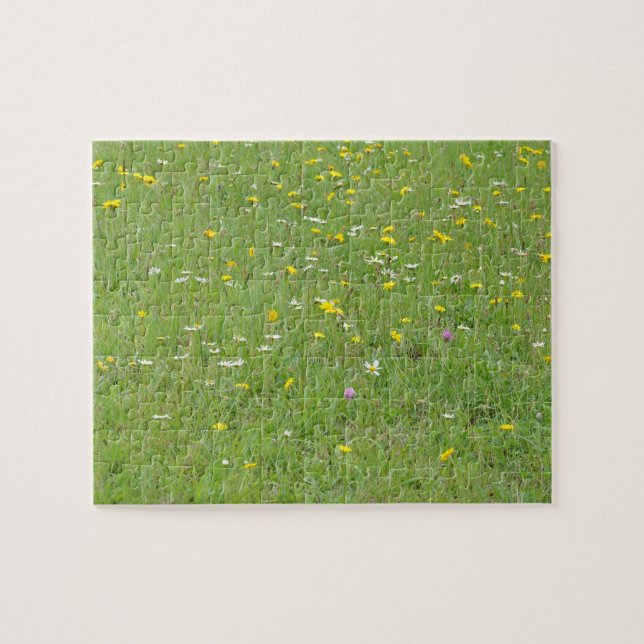 rompecabezas de patrones de almenado de flores sil (Horizontal)