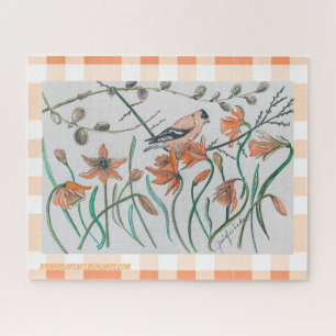 Rompecabezas de Peachy Goldfinch