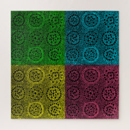 Rompecabezas de pepinos de Bush retro