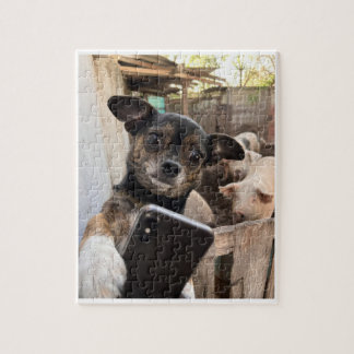 Rompecabezas de perro de granja Chihuahua divertid