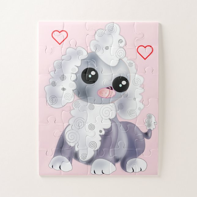 Rompecabezas de Perro Pequeño (Vertical)