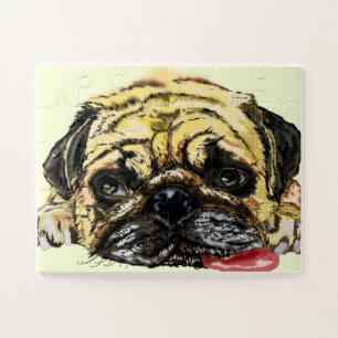Rompecabezas de Perro Pug