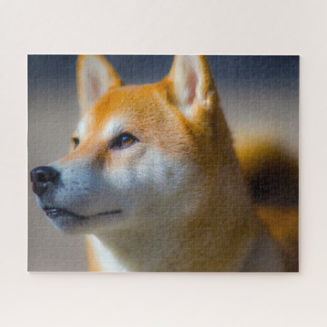Rompecabezas de Perros Shiba Inu. (Horizontal)