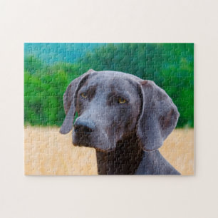 Rompecabezas de perros Weimaraner.
