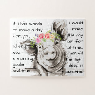 Rompecabezas de Petunia Pig