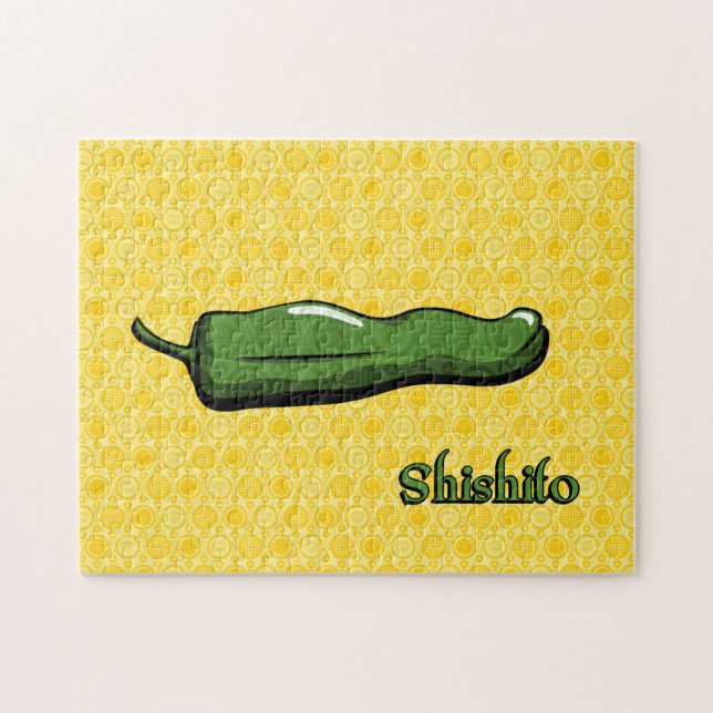 Rompecabezas de Pimiento Chili Shishito (Horizontal)