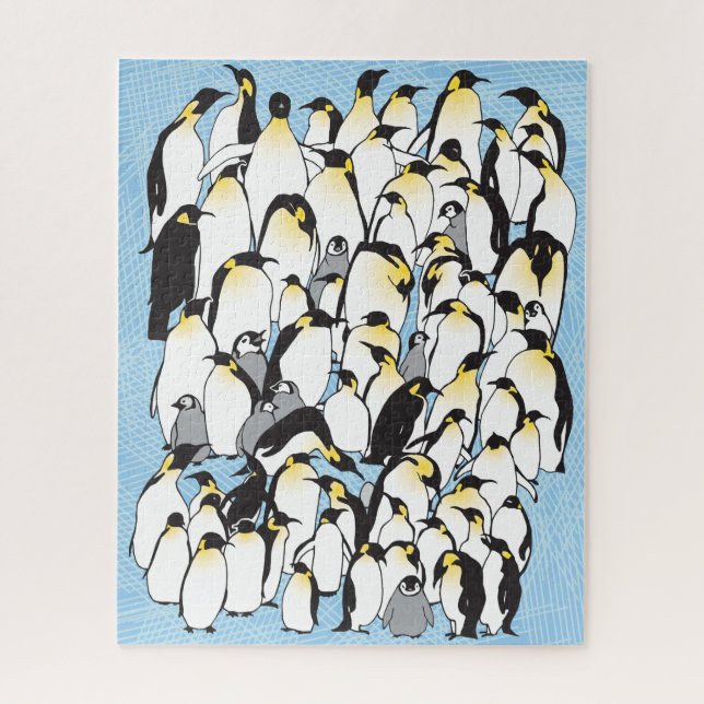 Rompecabezas de pingüino de 16x20 para personas de (Vertical)
