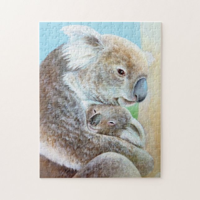 Rompecabezas de pintura de arte fino de Koalas (Vertical)