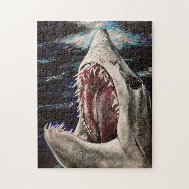 Rompecabezas de pintura de Mako Shark (Vertical)
