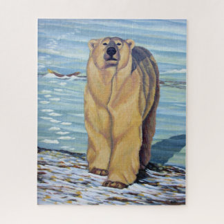 Rompecabezas de pintura de oso polar rompecabezas 
