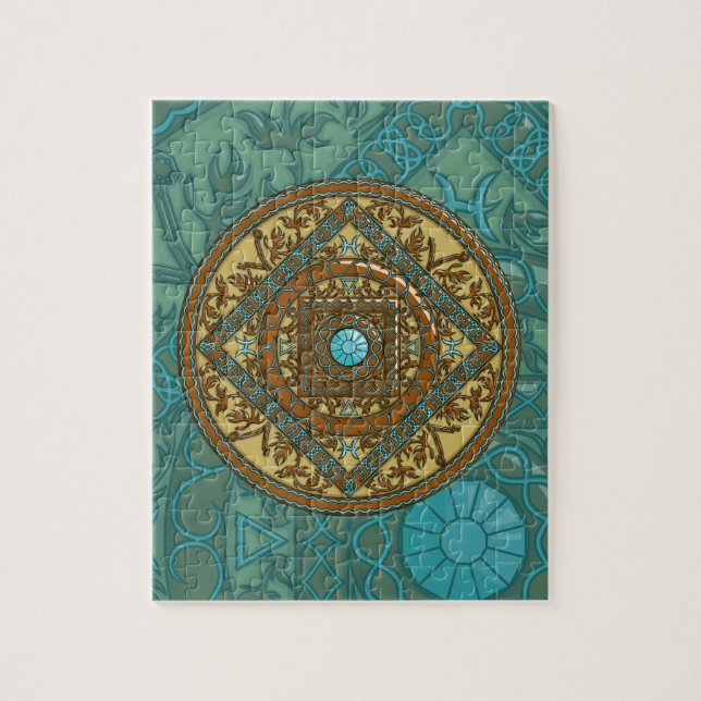 Rompecabezas de Pisces Mandala (Vertical)