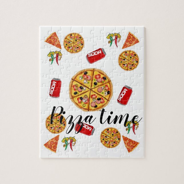 Rompecabezas de Pizza Jigsaw (Vertical)