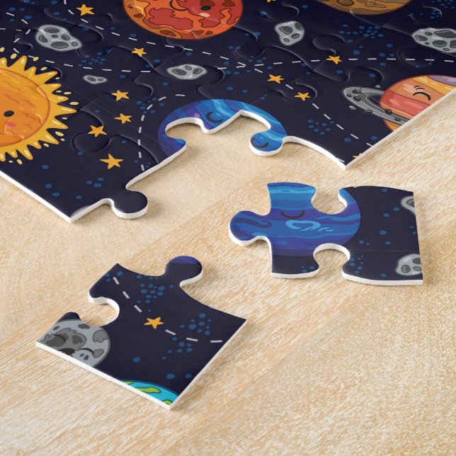 Rompecabezas de Planetas Felices (Lado)