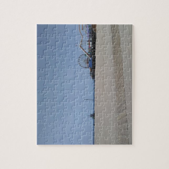 Rompecabezas de playa de Santa Mónica (Vertical)